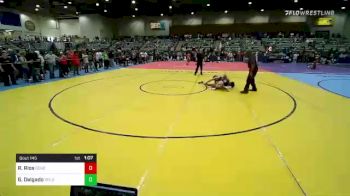 145 lbs Final - Ryan Rios, Genesis vs Gabriel Delgado, Gold Rush Wrestling Academy