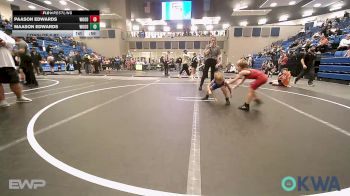 52 lbs Consi Of 8 #2 - Paason Edwards, Woodward Youth Wrestling vs Maason Edwards, Woodward Youth Wrestling