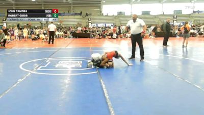75 lbs Semifinal - John Cambra, Mat Assassins Black - EL vs Robert Gibbs, POWA - EL