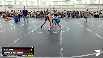 110 lbs Round 3 (4 Team) - River Lilly, Contenders Green vs Sebastian Schmeltzer, Forge