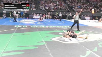 Quarterfinal - Kayden Sipp, Adams Central vs Emerson Penne, Elkhorn Valley