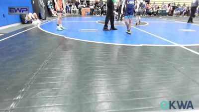 70 lbs Semifinal - Bennett Dawson, Raw Wrestling Club vs Stetson Scott, Cowboy Wrestling Club