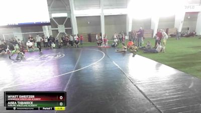 75 lbs Semifinal - Wyatt Sweitzer, Sanderson Wrestling Academy vs Aisea Tabakece, Sublime Wrestling Academy