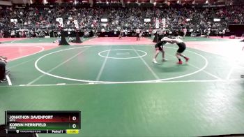 110 lbs Champ. Round 2 - Jonathon Davenport, GFF2 vs Korbin Merrifield, RFW3