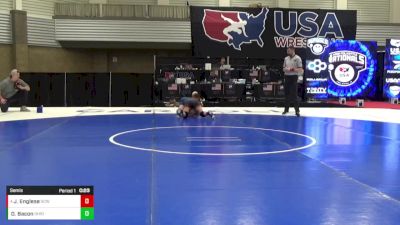 10U Boys - 105 lbs Semis - Drayden Bacon, Ohio vs Joseph Englese, St. Charles WC