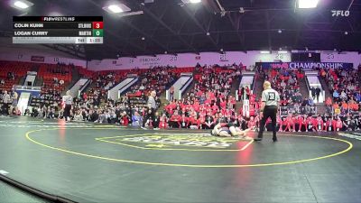 138 lbs Semifinals (8 Team) - Logan Curry, Martin HS vs Colin Kuhn, St Louis HS