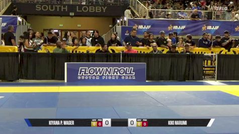 Kiyana P. Wager vs Kiki Narumi 2026 Pan Kids Jiu-Jitsu IBJJF Championship