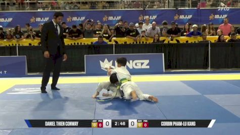 Corbin Pham-Lu Kang vs Daniel Thien Conway 2026 Pan Kids Jiu-Jitsu IBJJF Championship