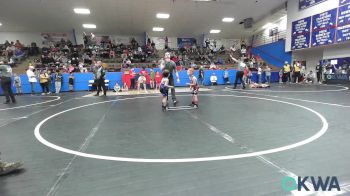 40 lbs Rr Rnd 1 - Samuel Kimsey, Skiatook Youth Wrestling vs Hank Shattuck, Harrah Little League Wrestling