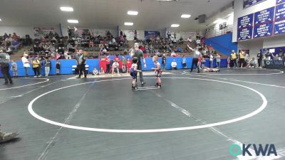 40 lbs Rr Rnd 1 - Samuel Kimsey, Skiatook Youth Wrestling vs Hank Shattuck, Harrah Little League Wrestling