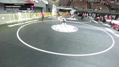 150 lbs 7th Place Match - Jacob Fernandez vs Roman Zelenka, Carlsbad High School Wrestling