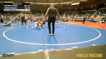 135 lbs 3rd Place - Elizabeth Thomas, Edwardsville Wrestling Club vs Aurora Spencer, Steel City Reloaded