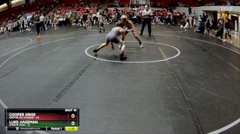 84 lbs Round 5 (8 Team) - Cooper Krise, Empyre WC Maroon vs Luke Hageman, Xtreme Team