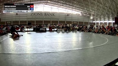 138 lbs Bryar Hooks, Oklahoma Outlaws Red vs Cole Schmidt, California