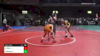 138 lbs Semifinal - Owen Cline, Team Aggression vs Anthony Ramirez, Bay Area Dragons