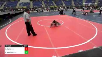 78 lbs Rr Rnd 3 - Arian Tapia, Mountain Wrestling vs Lex Meadows, Fort Lupton Weestling