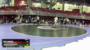 105 lbs Round 2 (8 Team) - Perla Bonilla Franco, Grand Island Girls vs Maya Sangalli, Omaha Westside Girls