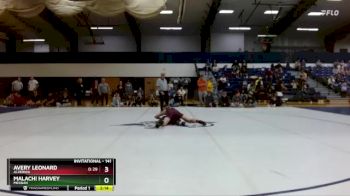 141 lbs Semifinal - Malachi Harvey, Messiah vs Avery Leonard, Alvernia