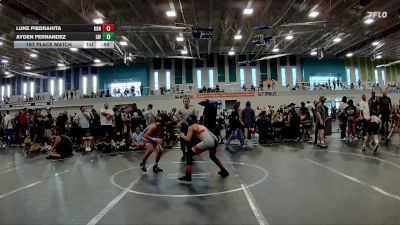 110 lbs 1st Place Match - Ayden Fernandez, Gladiator Wrestling vs Luke Piedrahita, Kongkrete