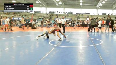 75 lbs Semifinal - Zain Ali, Ohio United - MS vs Rj Cabrara, Team Lil SHUTTs - MS