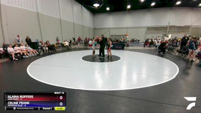 105 lbs Round 5 (6 Team) - Alaina Roffers, Wisconsin vs Celine Frank, Michigan Blue