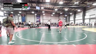 285 lbs Rr Rnd 2 - Noah Daniels, Patton Trained Red vs Bradley Hill, Team Shutt Garnett Trained