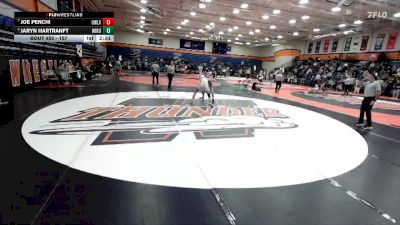 157 lbs Cons. Round 5 - Jaryn Hartranft, Wilkes University vs Joe Penchi, Wisconsin - Lacrosse