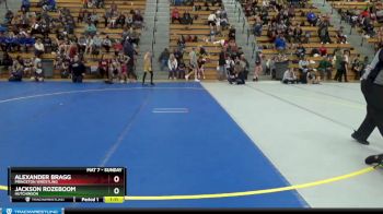 70 lbs Cons. Round 4 - Jackson Rozeboom, Hutchinson vs Alexander Bragg, Princeton Wrestling