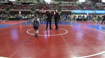 78 lbs Cons. Semi - Piper Kessel, Butte Wrestling Club vs Hallie Shafer, Laurel Matburners