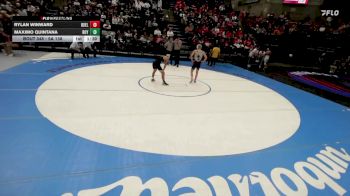 5A 138 lbs Cons. Semi - Rylan Winward, Box Elder vs Maximo Quintana, Roy