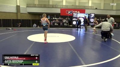 74 lbs Semifinal - Austin Armstrong, Team Idaho Wrestling Club vs Cole Hatfield, Michigan Matcat Wrestling Club