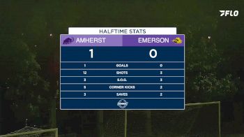 Replay: Amherst vs Emerson | Sep 17 @ 7 PM