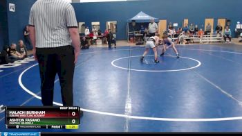 90 lbs 3rd Place Match - Malachi Burnham, Sublime Wrestling Academy vs Ashton Fasano, Fighting Squirrels