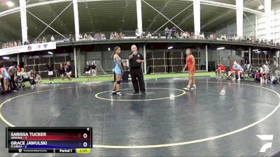 106 lbs Round 2 (8 Team) - Sarissa Tucker, Virginia vs Grace Jawulski, Florida