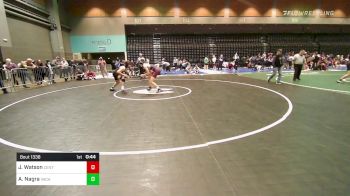 160 lbs Consi Of 16 #2 - Joe Watson, Centennial - B vs Arjun Singh Nagra, Vacaville