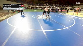 2A/1A Boys 144 Cons. Semi - Adam Davis, Lowell Boys vs Noah Cory, Culver Boys
