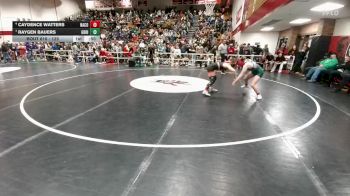 125 lbs Cons. Semi - Raygen Bauers, Green River vs Caydence Watters, Natrona County