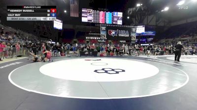 120 lbs Cons. Sub-rd Of 16 - Kennedy Russell, CA vs Lilly May, NV