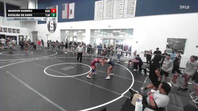 115 lbs Semifinal - Katalina De Haro, The Lab Academy Wrestling vs Madison Ramirez, Chaparral High School Wrestlin