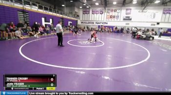 113 lbs Round Two - Jaxn Fraser, West Valley (Spokane) vs Tanner Crosby, Mt. Spokane