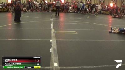 40 lbs Round 1 - Quinn Brink, MHWC vs Natalia Barskiy, Dragons RTC