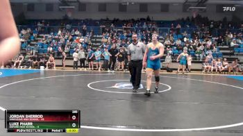 285 lbs Quarterfinals (8 Team) - Stephen Hooker, Vancleave High School vs Braxton Roane, Oxford High School