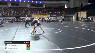 155 lbs Semifinal - Mikayla Silverman, UCLA (W) vs Emma Fonger, Maine (W)