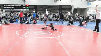 44 lbs Rr Rnd 1 - Athenah Gaines-Ratliff, American MMAW - K3 vs Sven Williams, Upper Township - K3