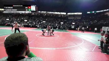 122 lbs Cons. Round 3 - Landon Kinney, RIKA vs Aj Childs, MEN1