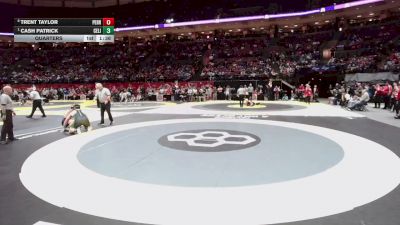 285 lbs Quarters - Cash Patrick, Celina vs Trent Taylor, Perry