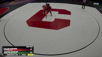 Cons. Round 1 - Jenifer Banister, Gordon-Rushville Girls vs Callee Shearer, Arlington Girls