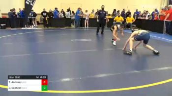 100 lbs Consolation - Timothy Andrasy, Leechburg vs Justin Scanlon, Wayne Highlands