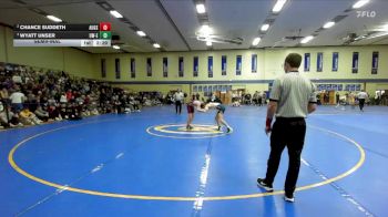 133 lbs Semifinal - Wyatt Unser, Wisconsin-Eau Claire vs Chance Suddeth, Augsburg