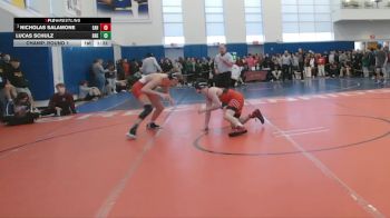 132 lbs Champ. Round 1 - Nicholas Salamone, Easton Area Hs vs Lucas Schulz, Brecksville